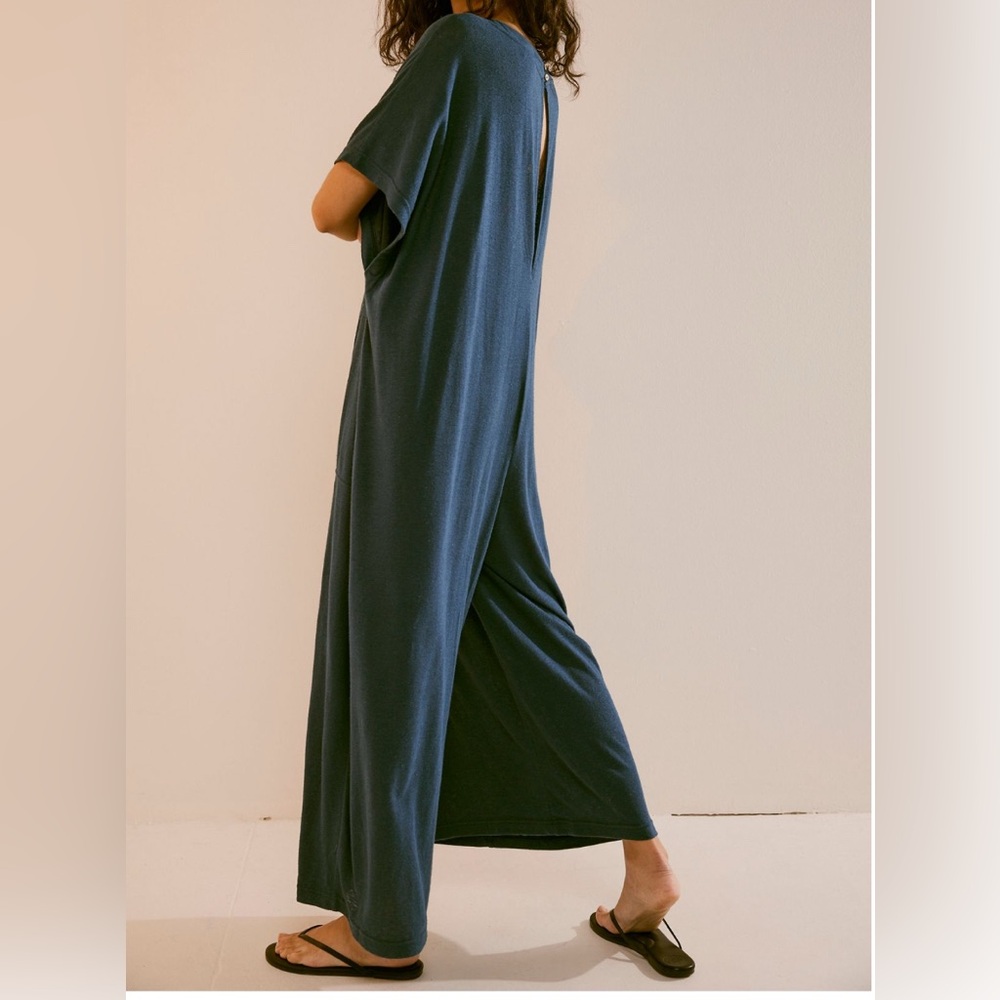 Free People Beach Mallorca Luster Jumpsuit